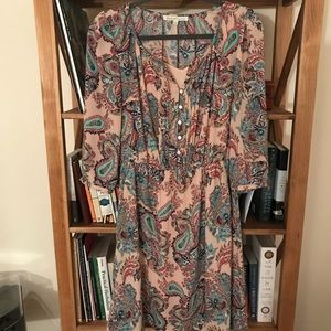 Paisley Print Dress